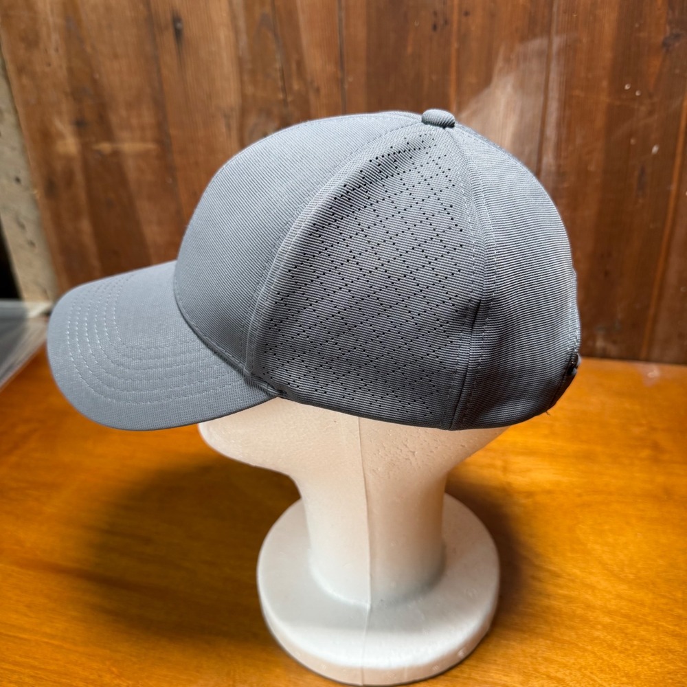 Gaiam Baseball Hat Unisex OS Grey Perforated Performance Adjustable Strapback - Picture 7 of 10